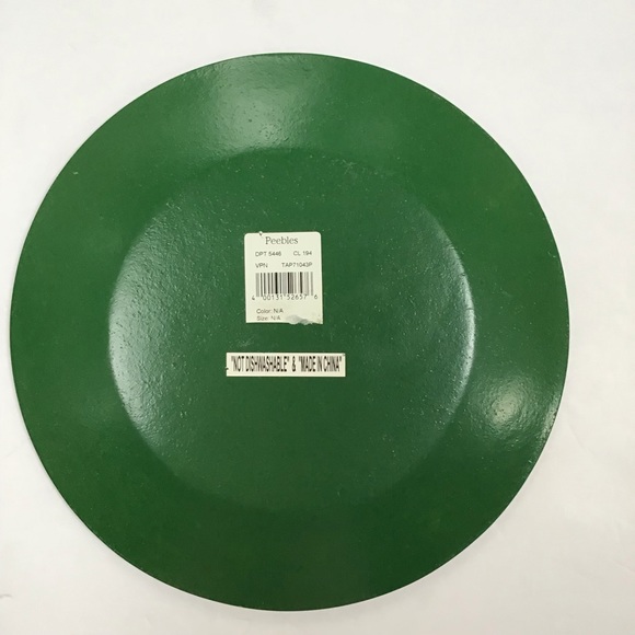 Rustic Primitive Farmhouse Scene Painted Wood Plate NWOT - Picture 2 of 8